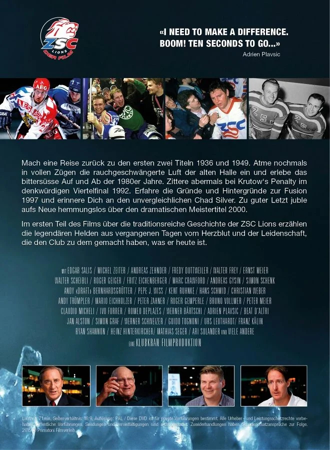 Rückseite ZSC Lions – Teil 1
